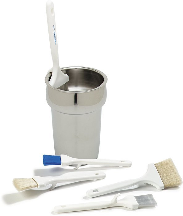 Carlisle 4037800 Sparta Meteor Pastry Basting Brush, Boar Bristle, 2" Wide, White N7