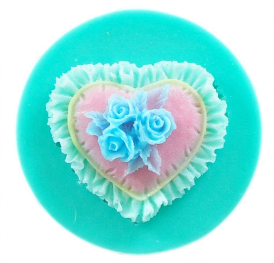 AmaranTeen - Love lace silicone mold,Fondant Cake Decorating Tools
