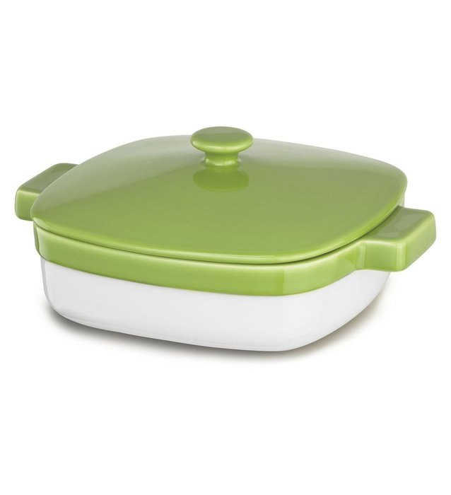KitchenAid KBLR19CRER Streamline Ceramic 1.9-Quart Casserole Bakeware - Empire Red N3