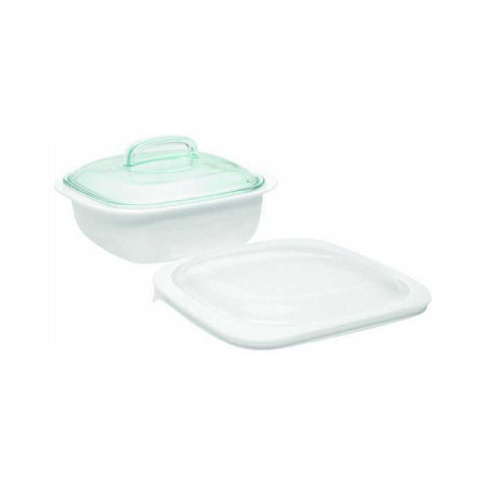 Corningware Casserole Dish With Plastic Coversimply Lite 1.5 Qt.