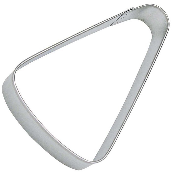 CookieCutterCom Candy Corn Tin Cookie Cutter 3.5 in