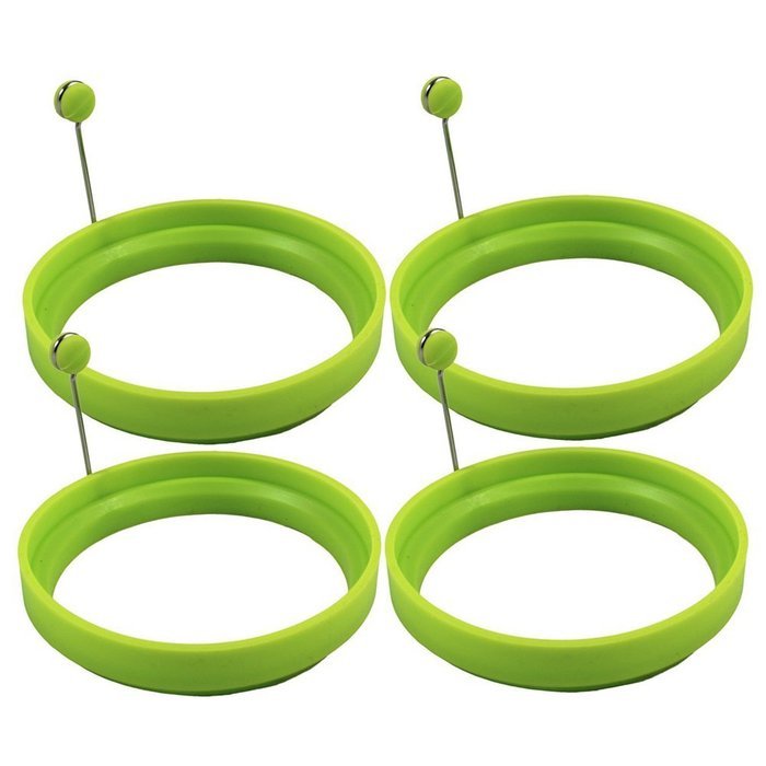 Funbase 3pcs/set Utensils Silicone Egg Ring Pancake Mold For Breakfast Sandwiches N3