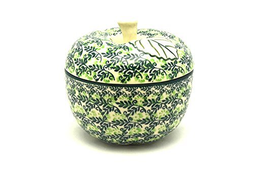 Polish Pottery Apple Baker - Large - Irish Meadow