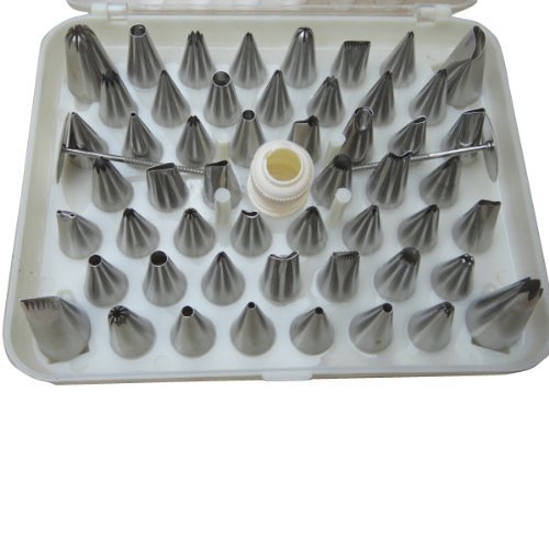 52 Icing Nozzle cake decorating sugarcraft craft tip pastry stainless steel set