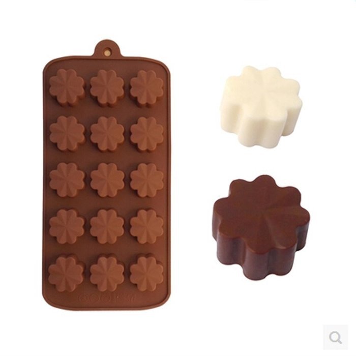 Shevalues Chocolate Molds Silicon 15 Animals Pattern for Homemade DIY N31