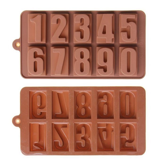 Shevalues Chocolate Molds Silicon 15 Animals Pattern for Homemade DIY N49
