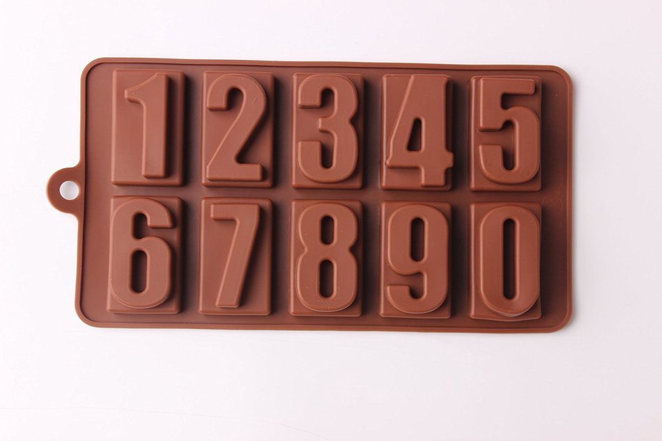 Shevalues Chocolate Molds Silicon 15 Animals Pattern for Homemade DIY N51