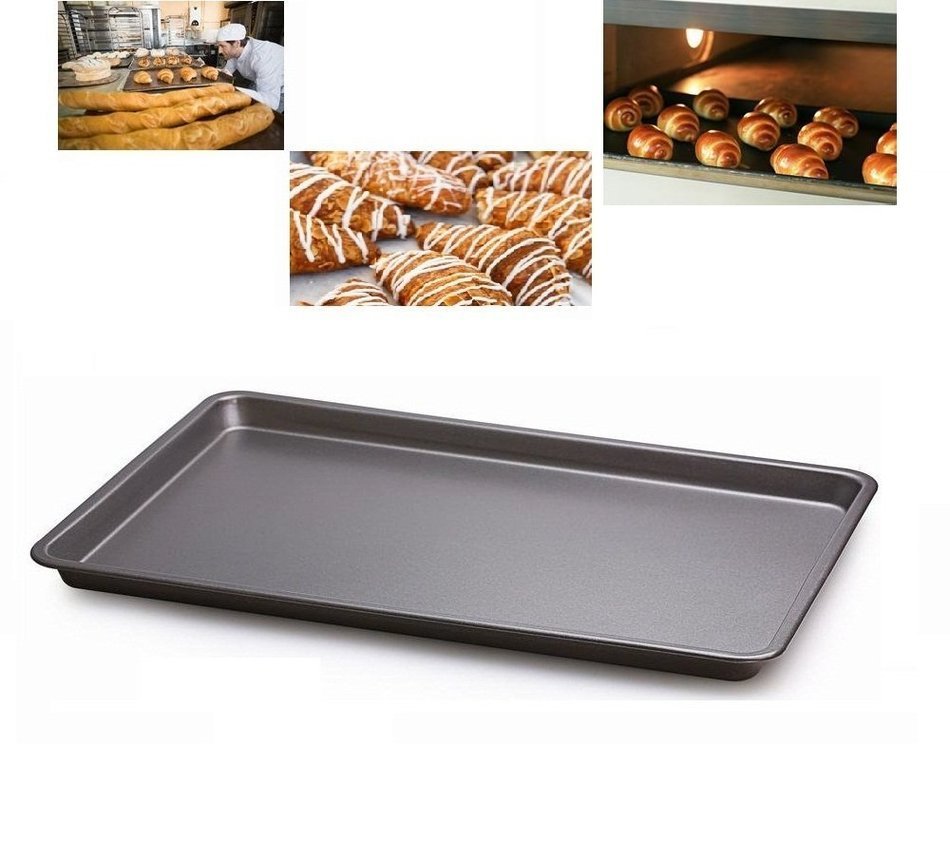 Luvide Nonstick Steel Bakeware Set 6-Pieces Grey Color,Thick,Strong and Long Lasting! N6