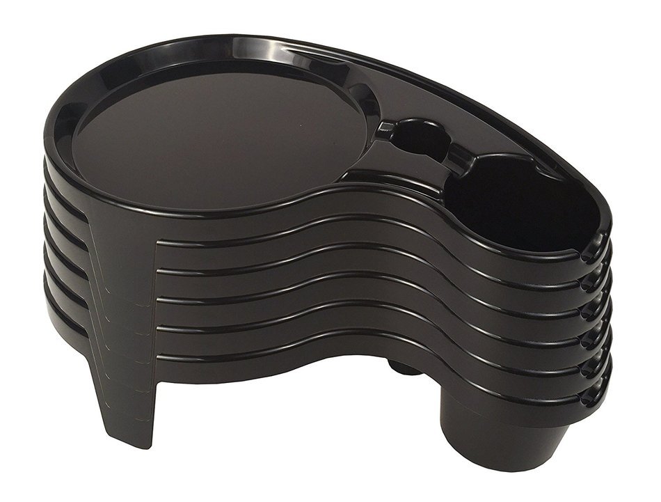The Original Party Pal Cup, Plate & Utensil All-in-One Tray and Holder (6 Pack), White N37