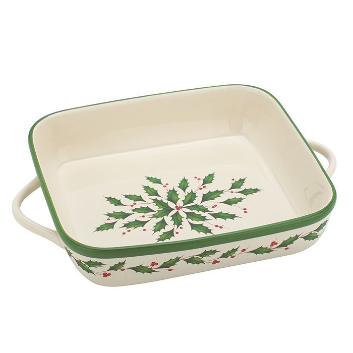 Lenox Holiday Rectangular Baker,Ivory N6 free image download