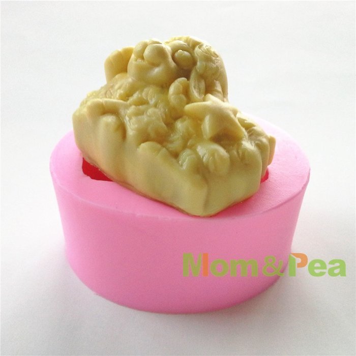 Mom&pea 0607 Star Sheep Shaped Silicone Mould for Fondant Cake Sugar Paste Cake Decoration 3d Cake Toppers Mold... N3