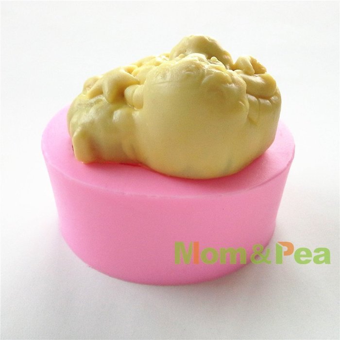 Mom&pea 0607 Star Sheep Shaped Silicone Mould for Fondant Cake Sugar Paste Cake Decoration 3d Cake Toppers Mold... N4