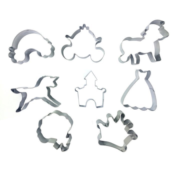 BeBeFun Stainless Steel Cookie Cutter Set Cookie Cutter Bulk Fondant Cutter Fruit Cutter Fondant Cake Decoration... N2