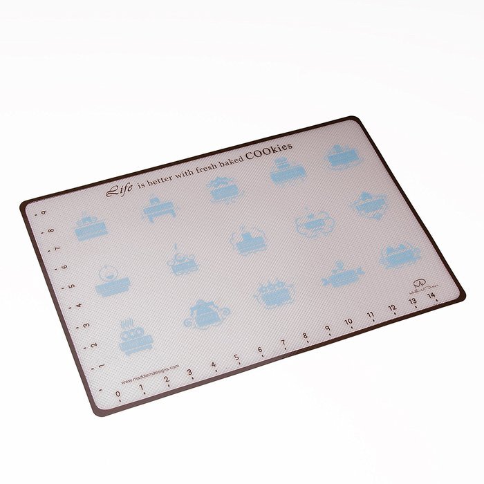 Maddie M Designs Non-Stick Silicone Baking Mat, 3 Pack (2 x 16.5"x11", 1 x 11.5"x8.5") N15