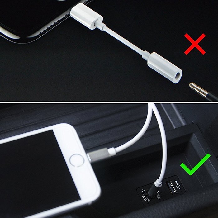 Lightning to 3.5mm Male to Male Aux Stereo Audio Cable, TOPGO Premium Lightning to Aux Cable for iPhone 7 / 7... N7
