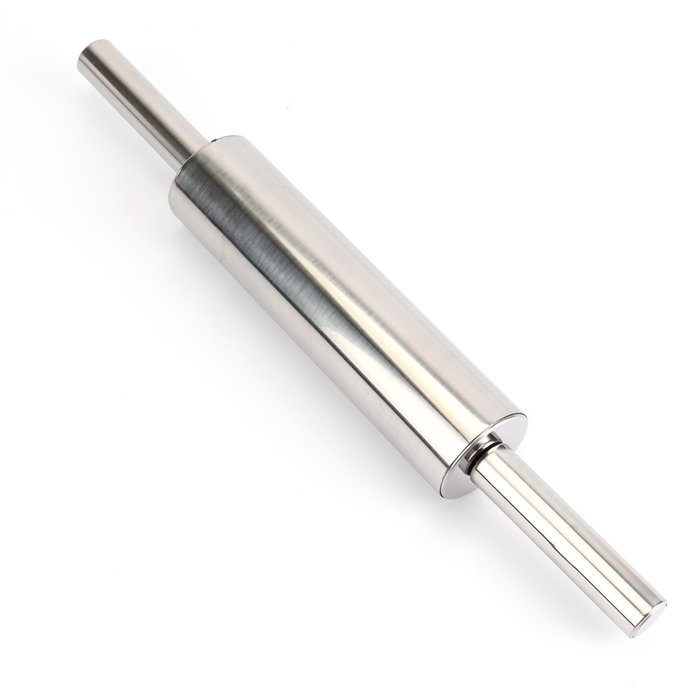 Tosnail Metal Stainless Steel Rolling Pin, Non-Stick & Zero Maintenance, Perfect for Pasta, Cookie, Pastry, Bakery... N2