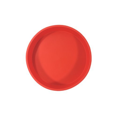 Silicone Cake Pan (Red Wine) & (Red) 2pcs - Round Pan N4