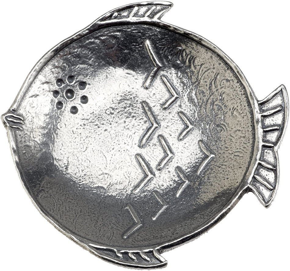 Crosby & Taylor Vineyard Pewter Teabag Holder N6