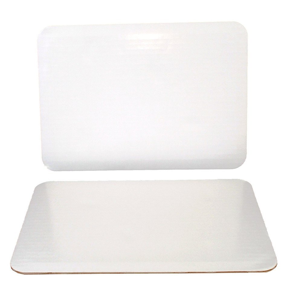 Southern Champion Tray Corrugated Greaseproof Single Wall Cake Pad, Bright White (Quarter, Half, & Full Sheet... N2