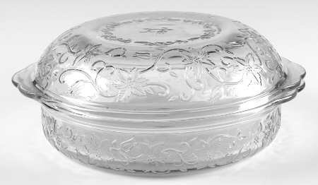 Princess House Fantasia 2 Quart Round Baker with Lid