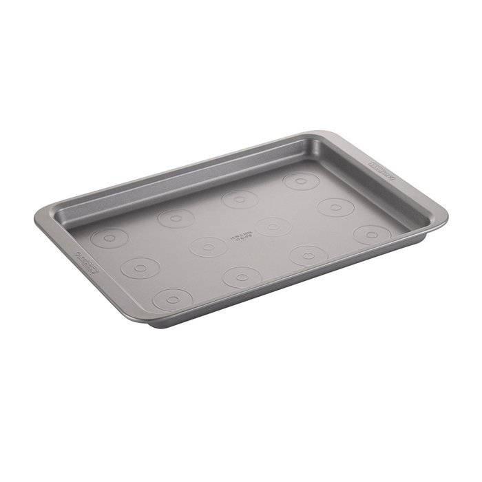 Cake Boss Basics Nonstick Bakeware 10-Inch by 15-Inch Covered Cookie Pan, Gray N7