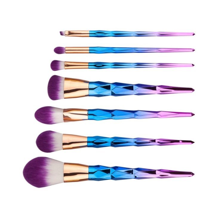 Mikey Store Cosmetic Makeup Brush Makeup Brush Eyeshadow Brush (6pc Multicolo B) N13