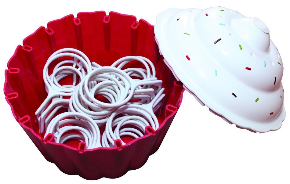 Mrs. Fields Dessert Diva All-in-One Dessert Carrier and Server, Red N13