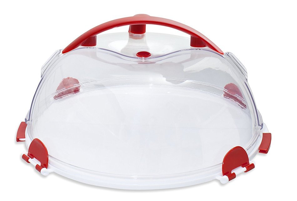 Mrs. Fields Dessert Diva All-in-One Dessert Carrier and Server, Red N18