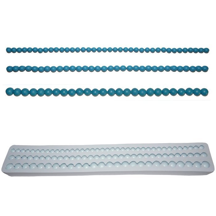 Silicone Molds Cake Decorating Fondant Gompaste Pearl 8,10,12 Mm M5023 By Ok Molds