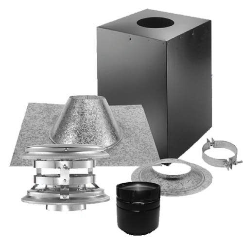 Dura-Vent 4PVP-KVB PelletVent Pro Vertical Cathedral Ceiling Venting Kit