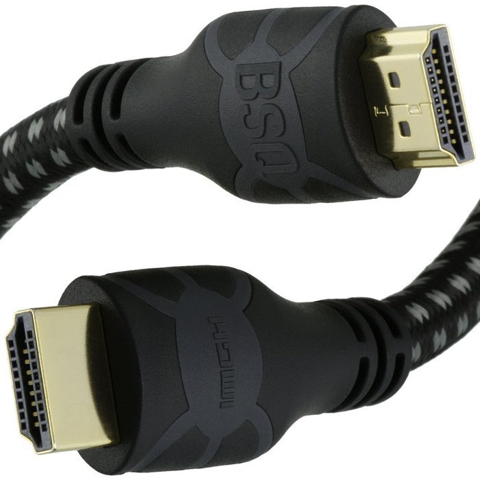 HDMI Cable (6 Feet) with Braided Cord (4K 2K 2160p 1080p 3D 18Gbps) - High Speed Category 2 - Ethernet & Audio... N3