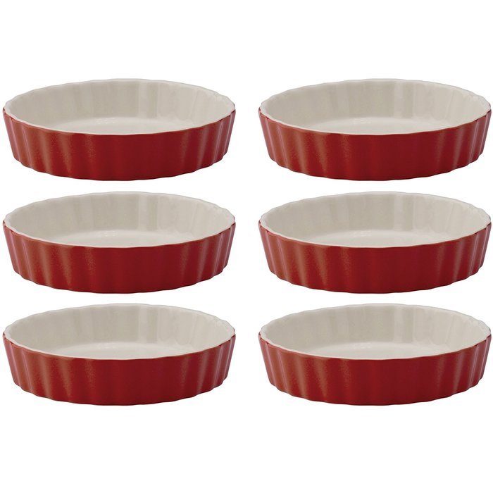 Mrs. Anderson's Baking Cr&egrave;me Brulee Dish, Rose, Set of 6