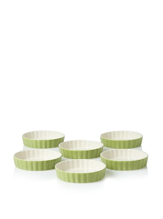Mrs. Anderson's Baking Cr&egrave;me Brulee Dish, Rose, Set of 6 N4