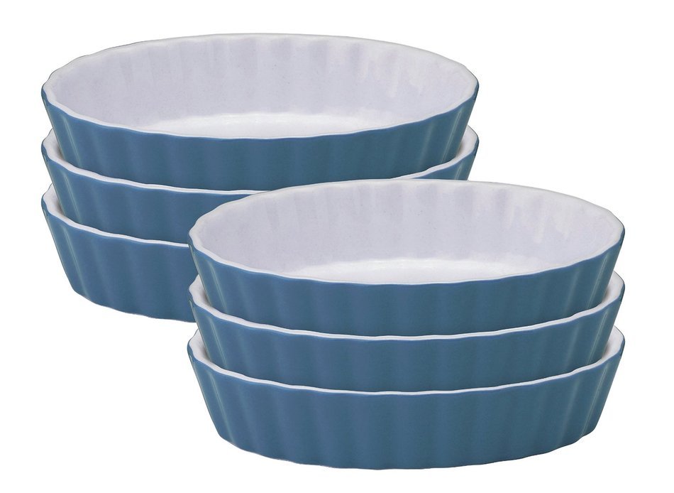 Mrs. Anderson's Baking Cr&egrave;me Brulee Dish, Rose, Set of 6 N5