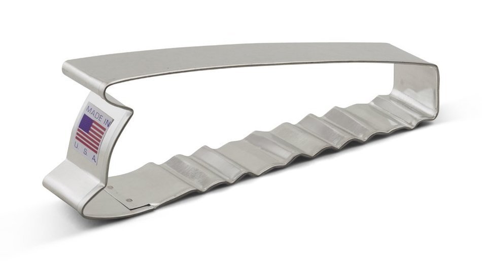 Ann Clark Saw Cookie Cutter - 5.5 Inches - Tin Plated Steel