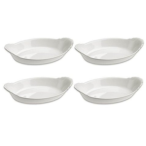 Revol French Classique 9-Inch Oval Eared Dishes (Set of 4)