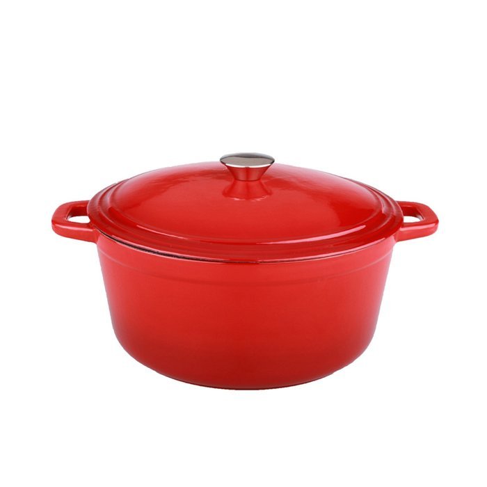BergHOFF Neo Cast Iron Stockpot with a Lid, Purple, 8-Qt. N2
