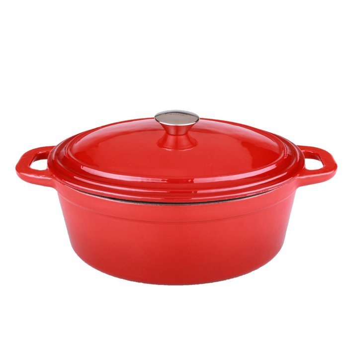 BergHOFF Neo Cast Iron Stockpot with a Lid, Purple, 8-Qt. N9