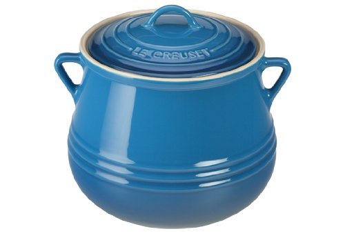 Le Creuset Heritage Stoneware 4 1/2qt Covered Bean Pot, Marseille free ...