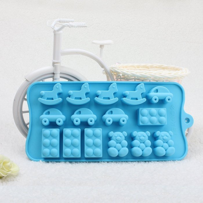 "Decorating Shape Candy Ice Muffin Silicone Tray Mould" shopping