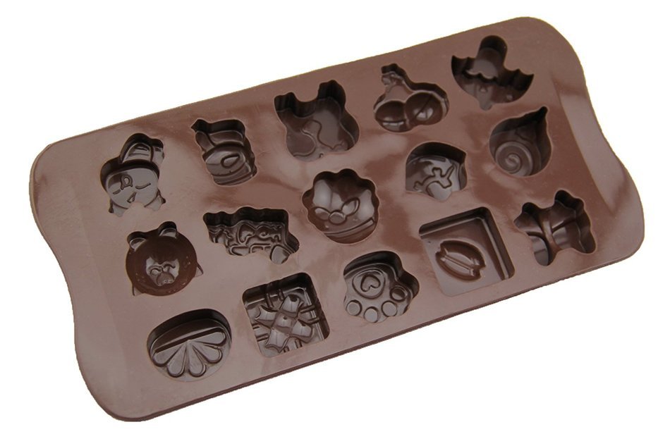 On The Journey - Lovely Cartoon Father Christmas Lollipop Umbrella Muffin Sweet Candy Jelly Ice Silicone Mould... N2