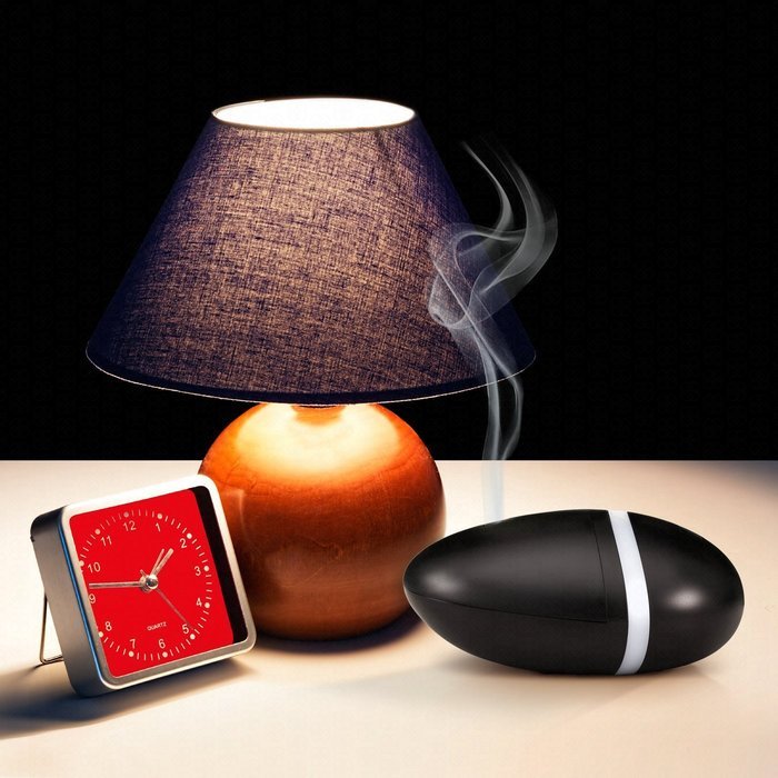 Essential Oil Diffuser Riverock, Aromatherapy Oil Spa Humidifier and Ultrasonic Mister, Perfect Decor Gift for... N14