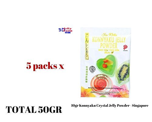 5 PACKS Konnyaku Crystal Jelly Powder - from JIM WILLIE SINGAPORE