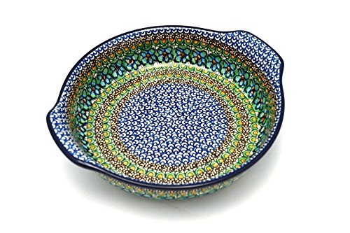 Polish Pottery Baker - Round with Grips - Large - Unikat Signature U151