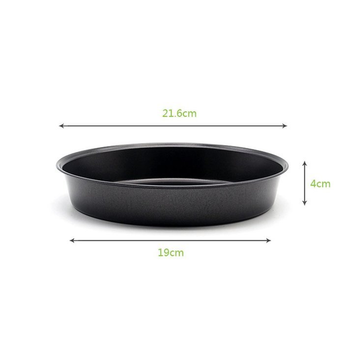 PYD 2pcs/Set Non-Stick Round Baking Pan Mold Bakeware for Cakes Bread Pizza Sandwich Professional Kitchen Tool N3