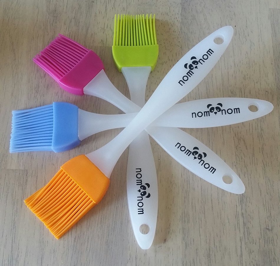 Nom Nom - Pastry & Basting Brush (4-Pack) Dip - Brush - Enjoy! N2
