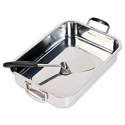 Invitations 2-Piece Stainless Steel Lasagna Pan Set