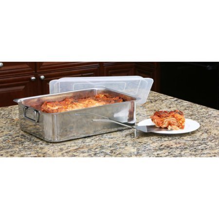 Invitations 2-Piece Stainless Steel Lasagna Pan Set N2