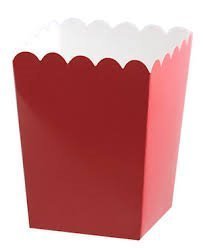 Mini Popcorn Boxes - Red - Teacher Resources & Birthday Supplies - 2 Dozen N2