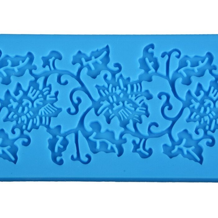 reentry-phenomenon Silicone Fondant Cake Lace Sugarcraft DIY Mat Texture Flower Decor Mold N4